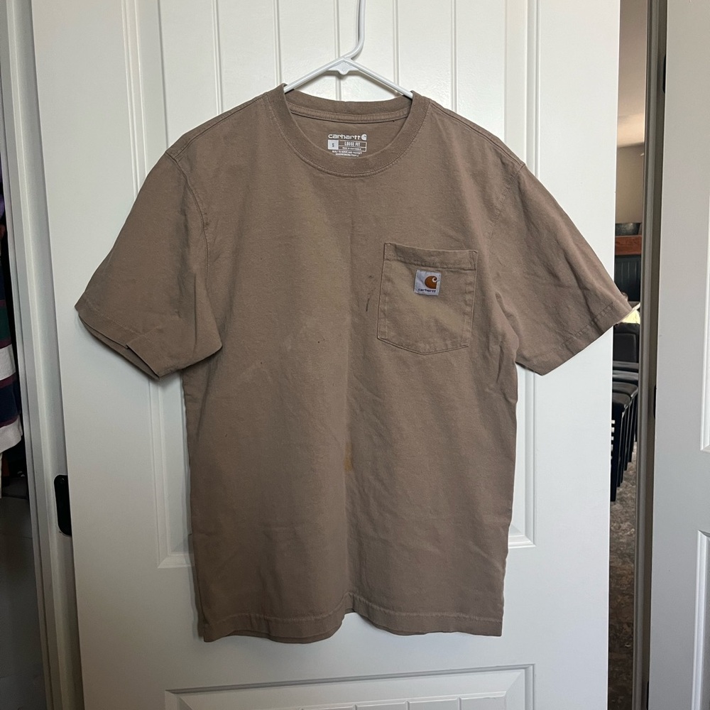 Carhartt Men's Brown Pocket T-Shirt
